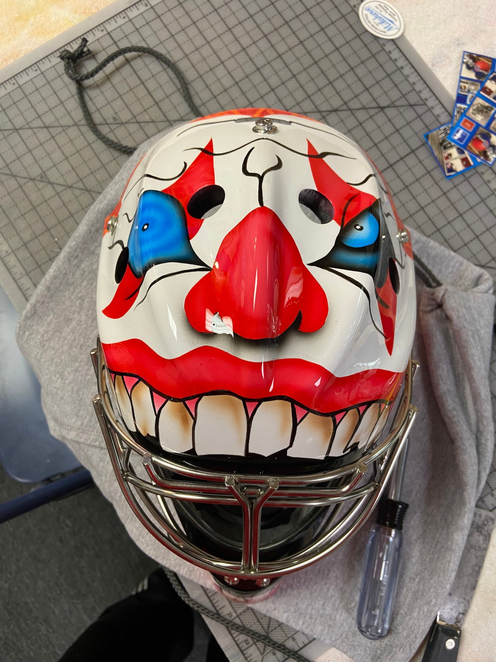 Custom Painted Goalie Masks Etsy