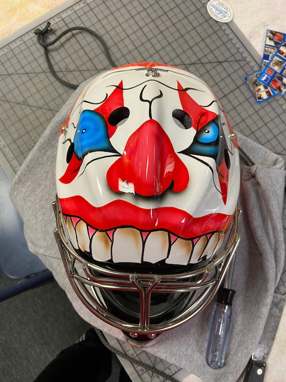 How To Airbrush A Goalie Mask; Venom Design Pt. 1 