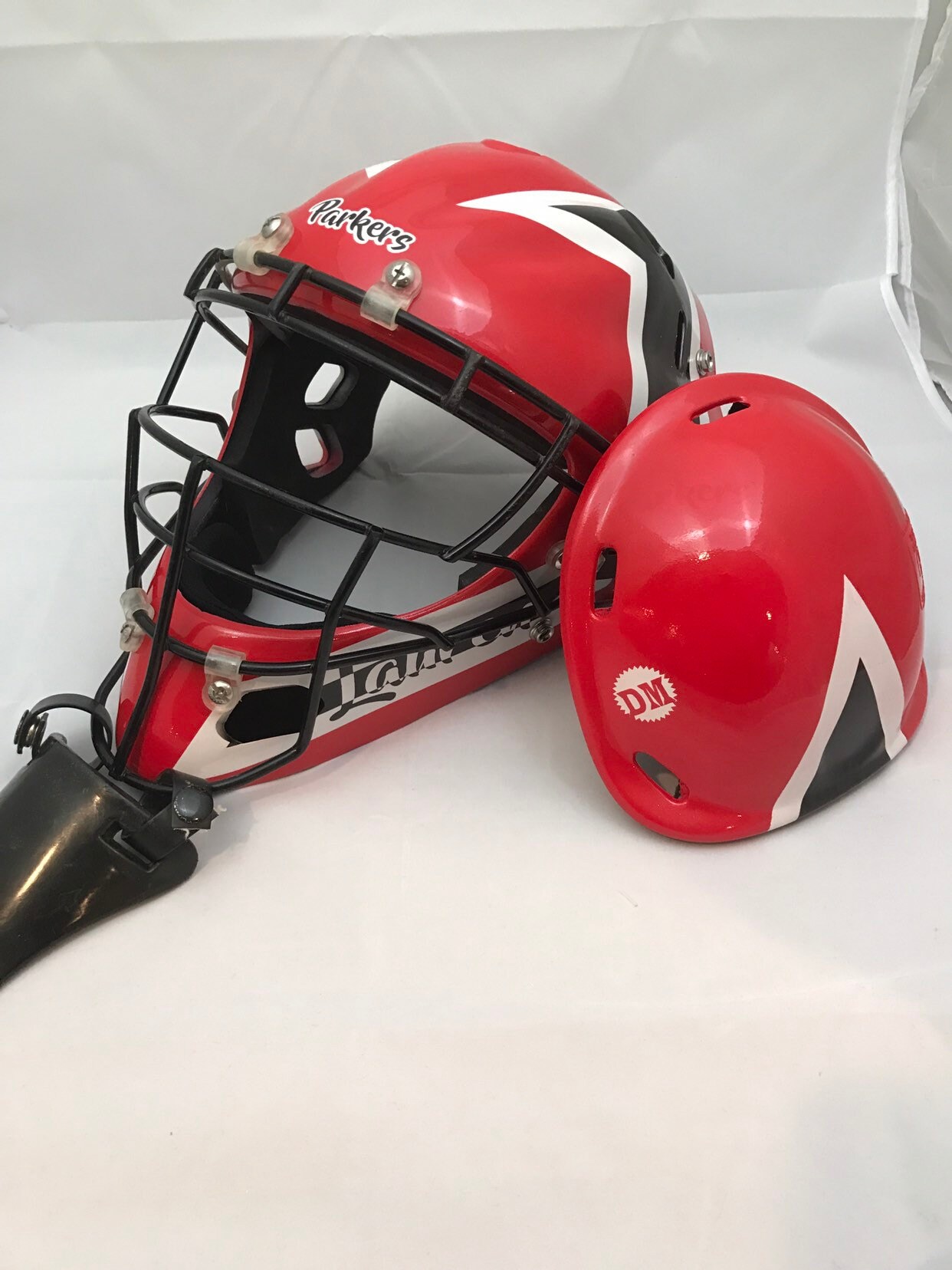 Custom Painted Catchers Helmets Etsy