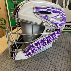 Custom painted catchers helmets