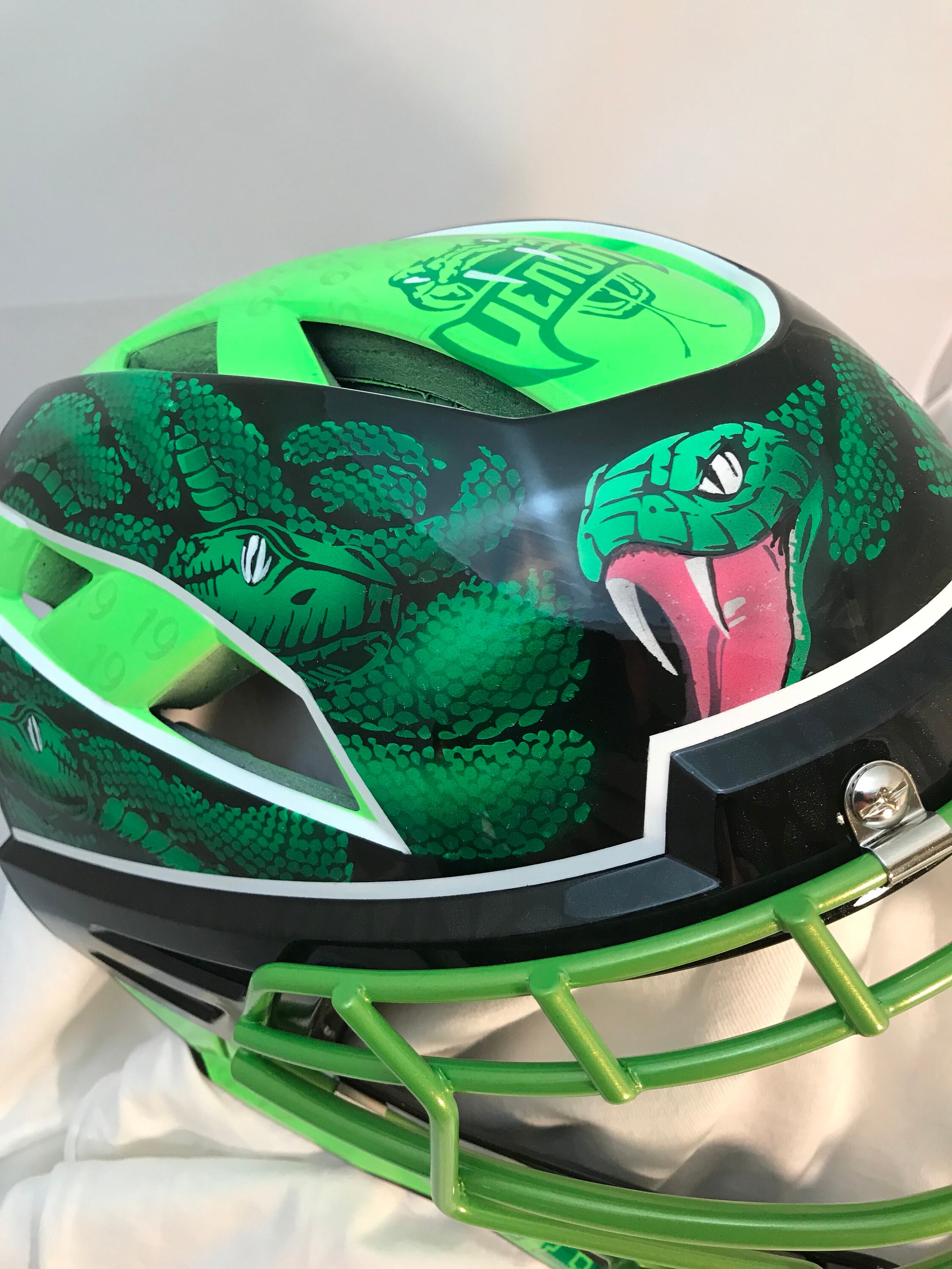 Custom Painted Catchers Helmets Etsy