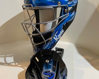 Custom painted catchers helmets