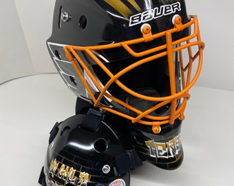 Custom painted goalie masks