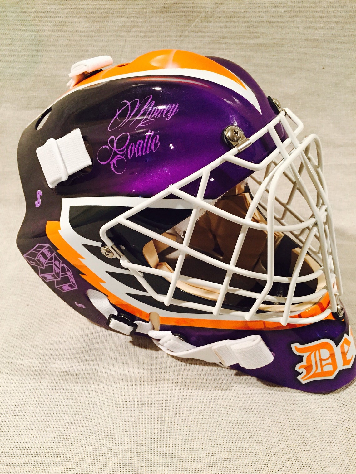 Custom Painted Goalie Masks Etsy