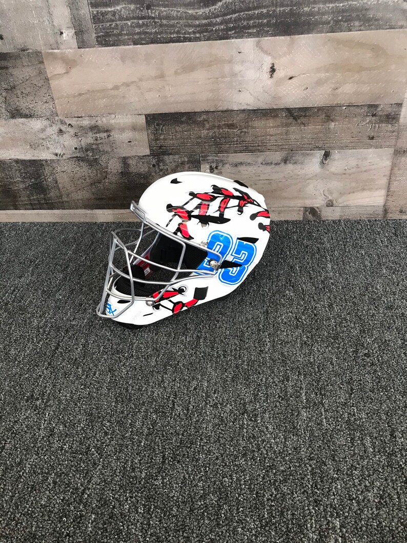 Custom Painted Catchers Helmets Etsy