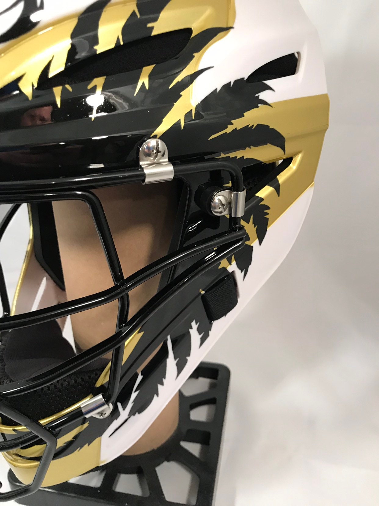 Custom Painted Catchers Helmets Etsy