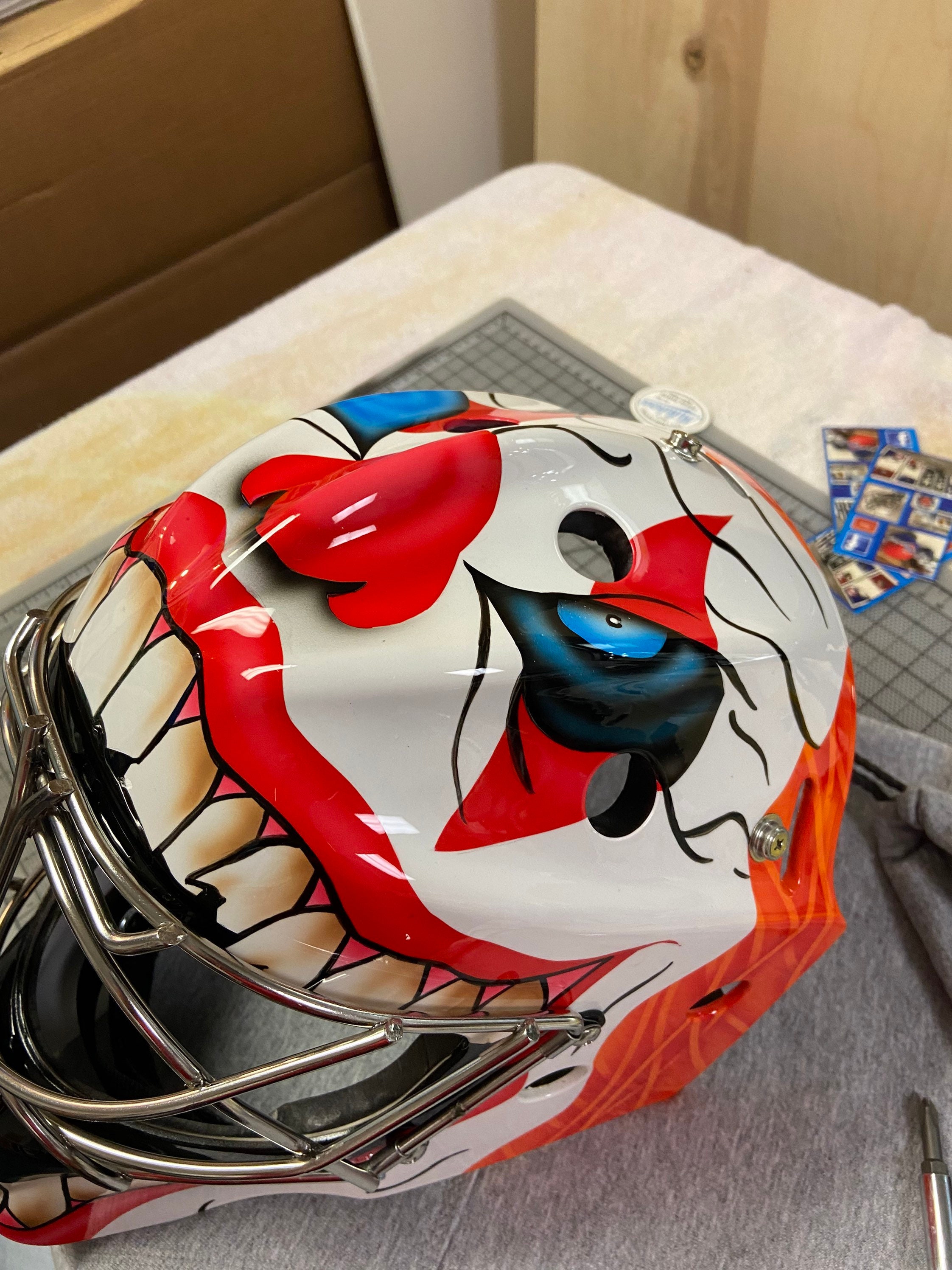 Custom Painted Goalie Masks 