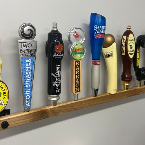Tap Handle Wall Display rack Holds 6 Tap Handles - Etsy