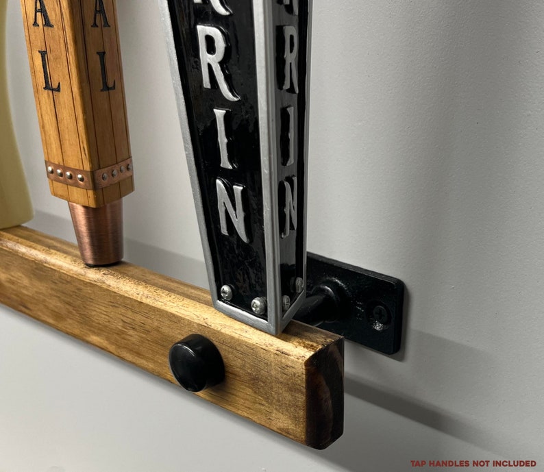 Tap Handle Rack Tap Handle Wall Display (stand Off) - Holds 7 Tap Handles - 24