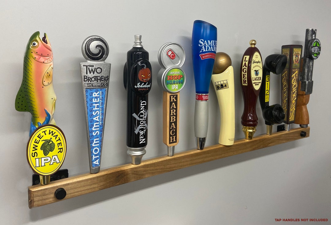 Tap Handle Rack Tap Handle Wall Display (stand Off) - Holds 10 Tap Handles - 36