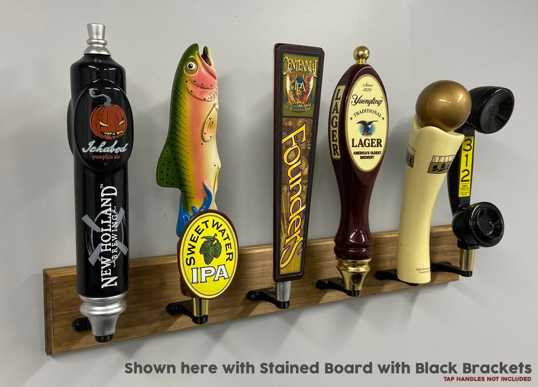 Tap Handle Wall Display (rack) - Holds 6 Tap Handles - 24