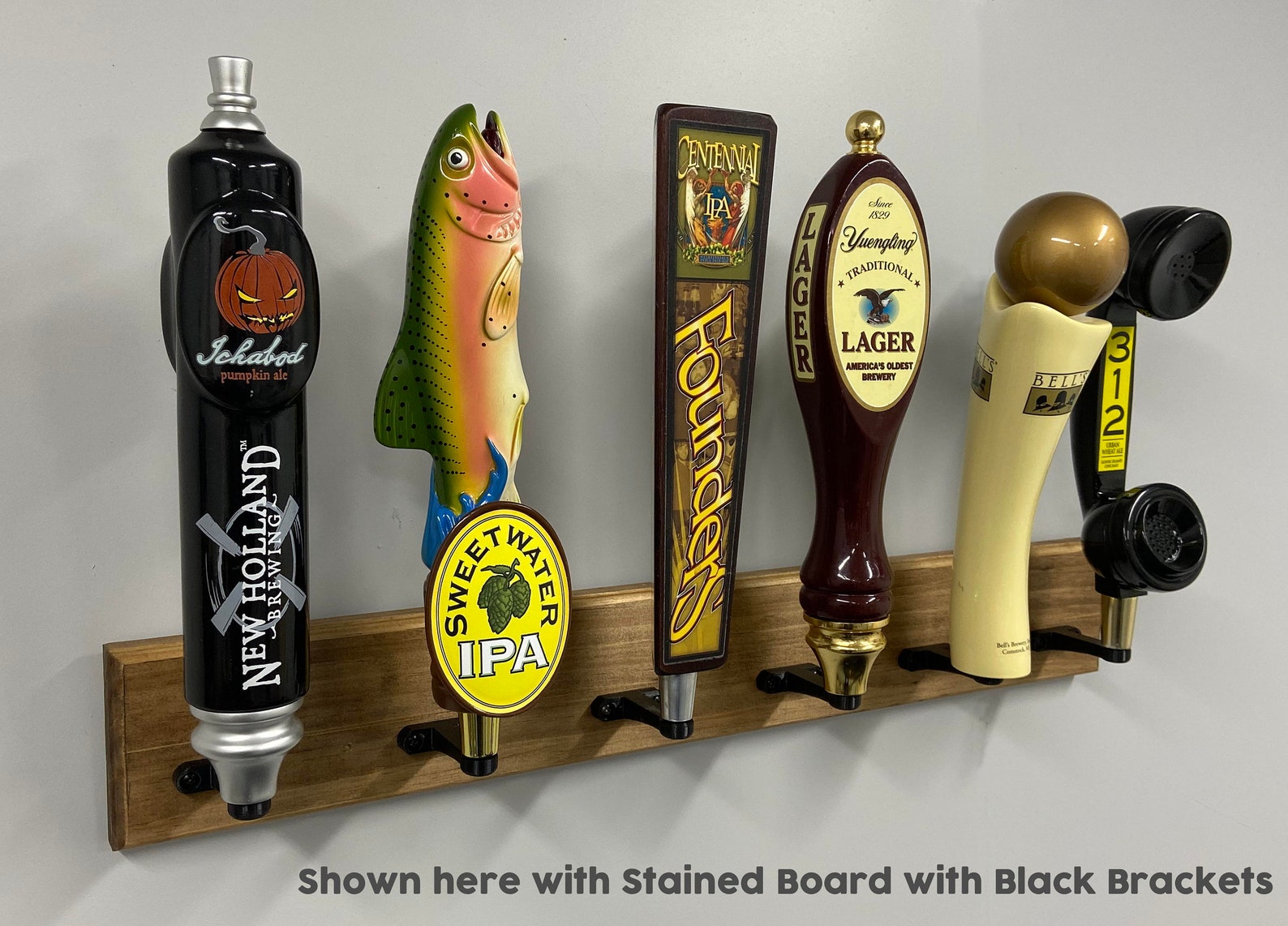 Tap Handle Wall Display 24 Wide 6 Tap Handles or Etsy