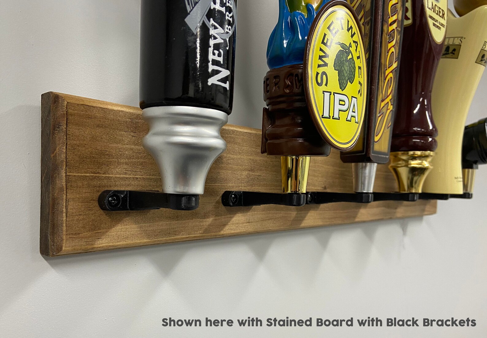 Tap Handle Wall Display rack Holds 6 Tap Handles - Etsy