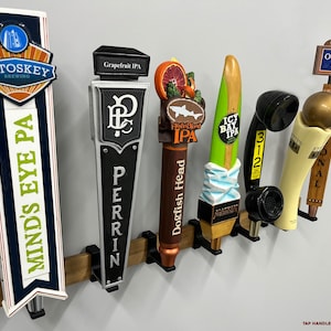 Tap Handle Wall Display (Cleat) - 18&quot;, 24&quot; or 36&quot; Long