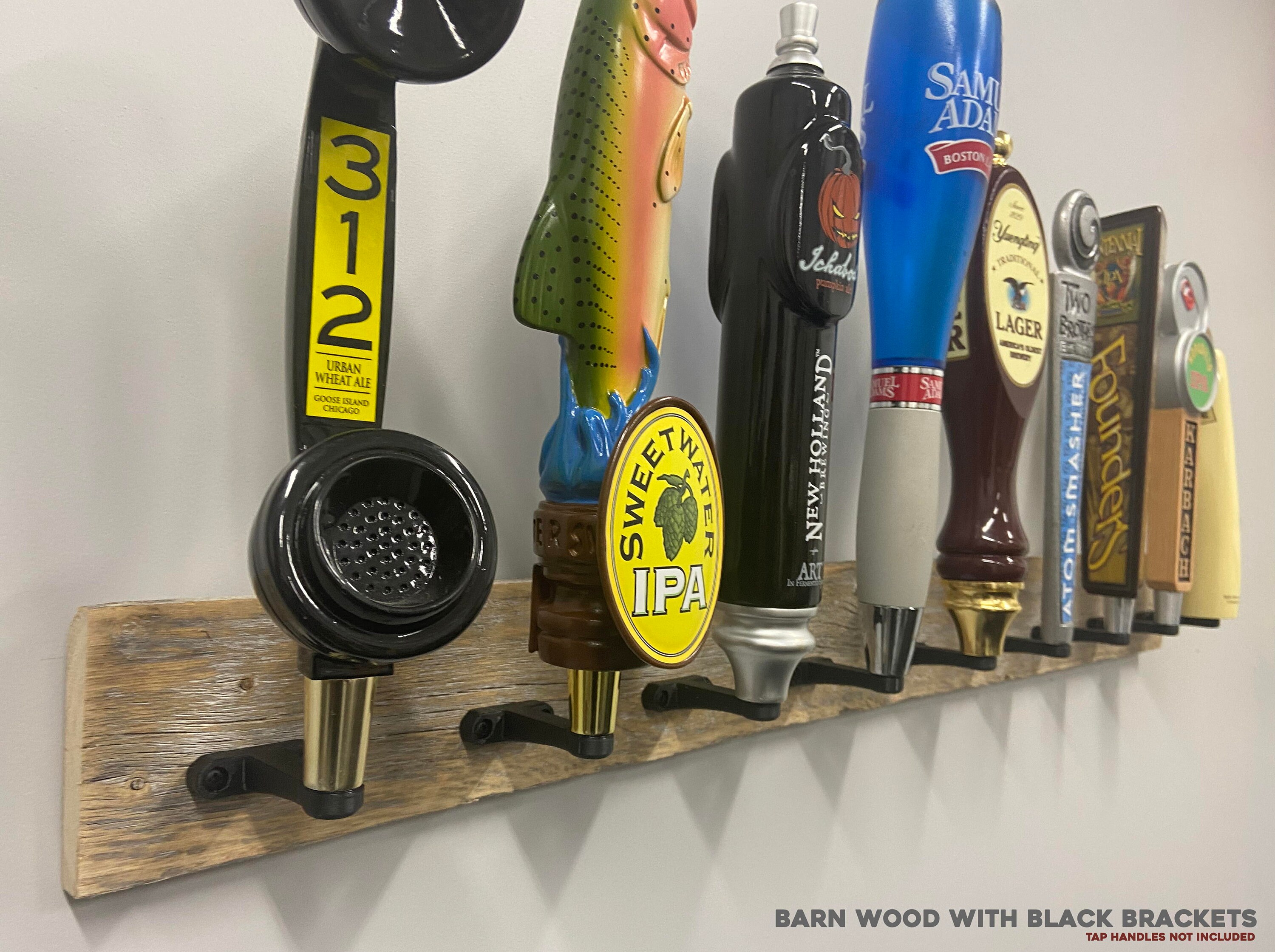 Tap Rack Sheath Tap Handle Wall Display (rack) - Holds 9 Tap Handles - 36