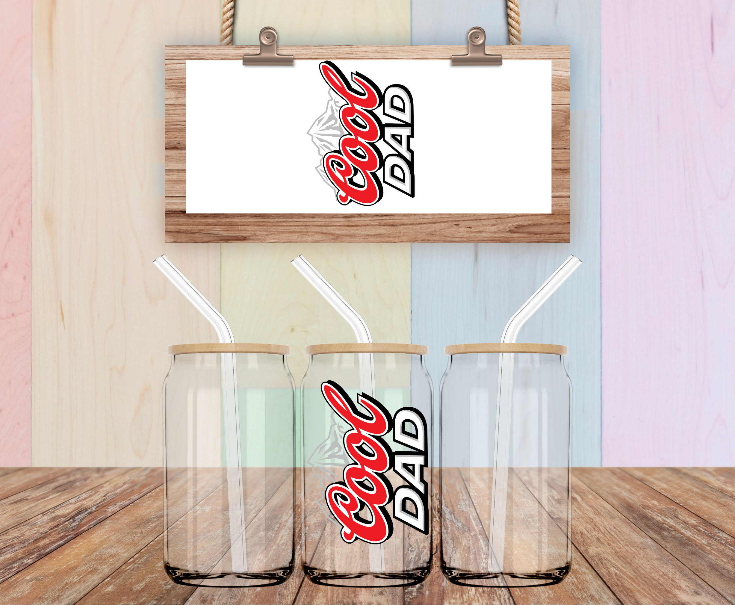 Dad Glass Cup Beer Glass Can Glass Coffee Cup Soda Glass 