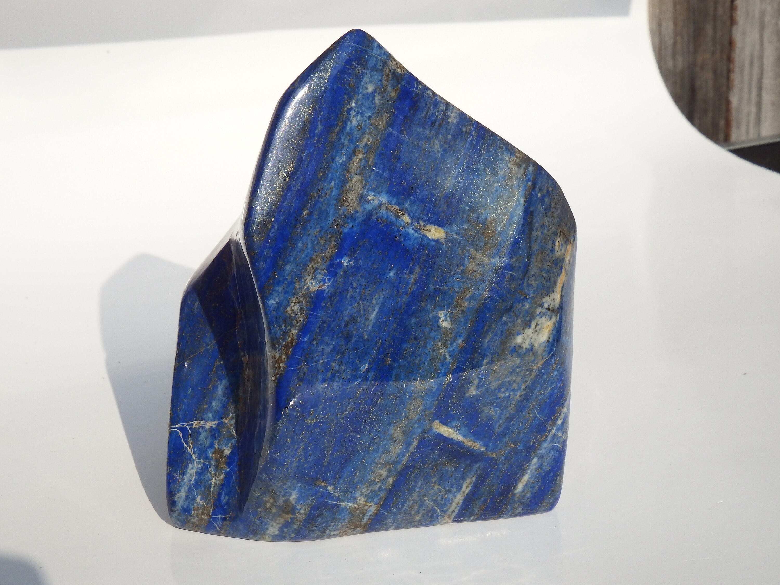 Large Lapis Lazuli Free Form Sculpture, Stone Carving, Gift for Him, Gift for Her, Natural Lapis Lazuli Carvingthumbnail