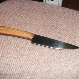 Saw Blade Steel Utility  Knife, Thin Sharp Blade, Made in USA,OOAK, very sharp