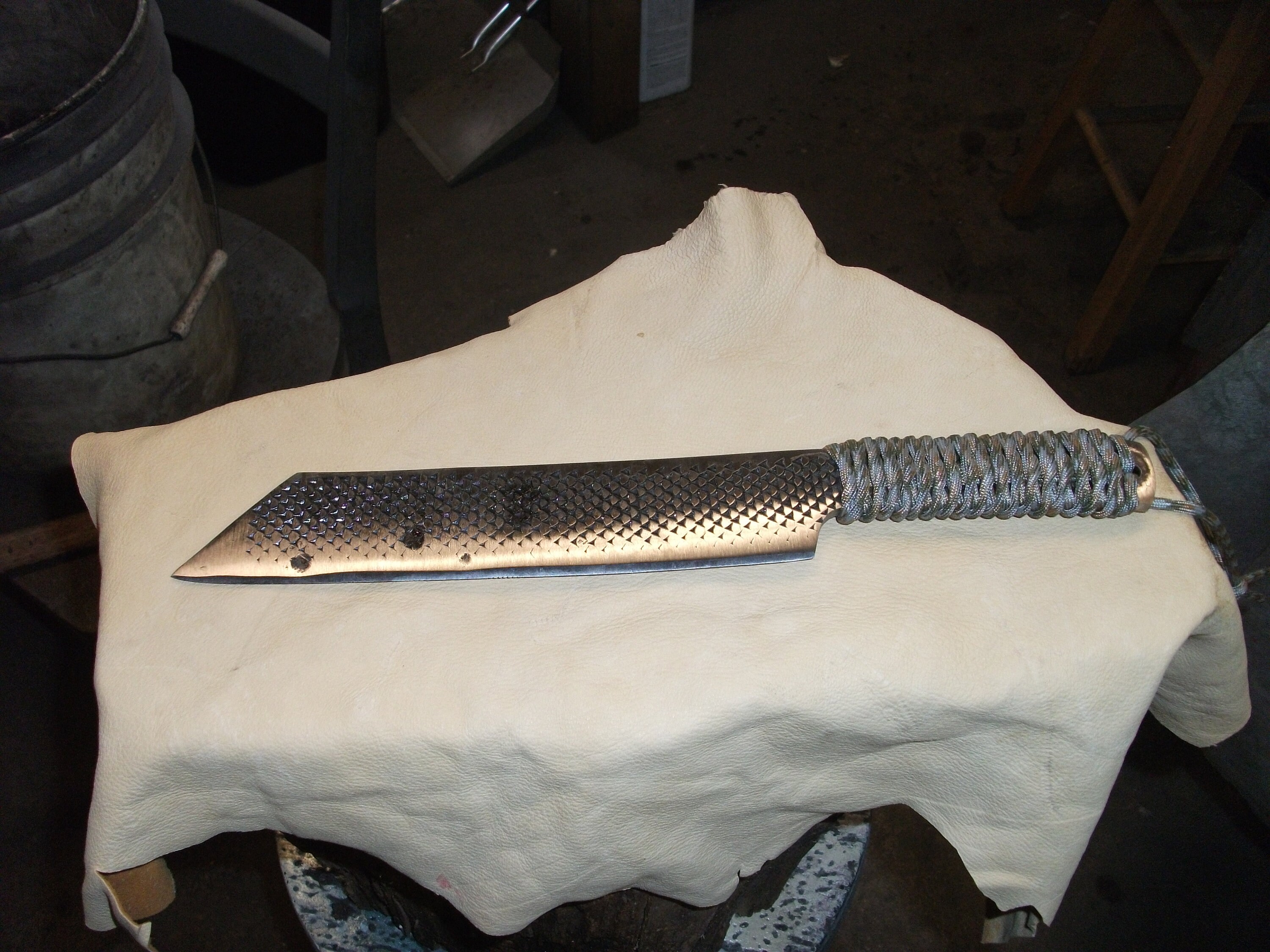 Hand Chopper Knife Made From a USA Made Farriers Rasp Etsy