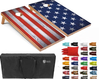 Tailgating Pros Rustic American Flag Cornhole Boards | Ubuy