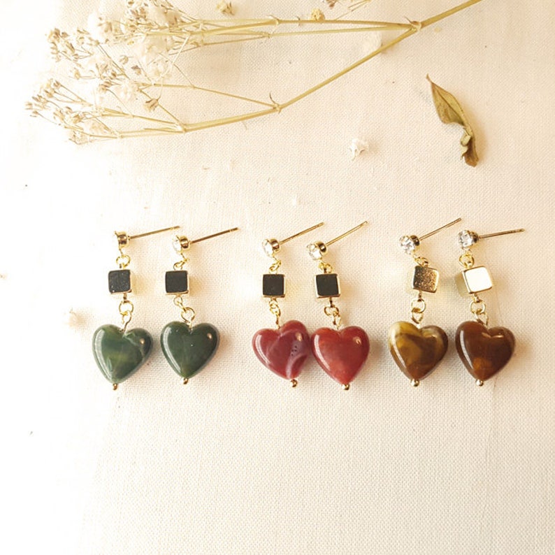 CE1010-10pairs-Gold Plated-27*26mm Bold Heart Lever Back Earrings-3mm Thickness Hoops-Nickel free