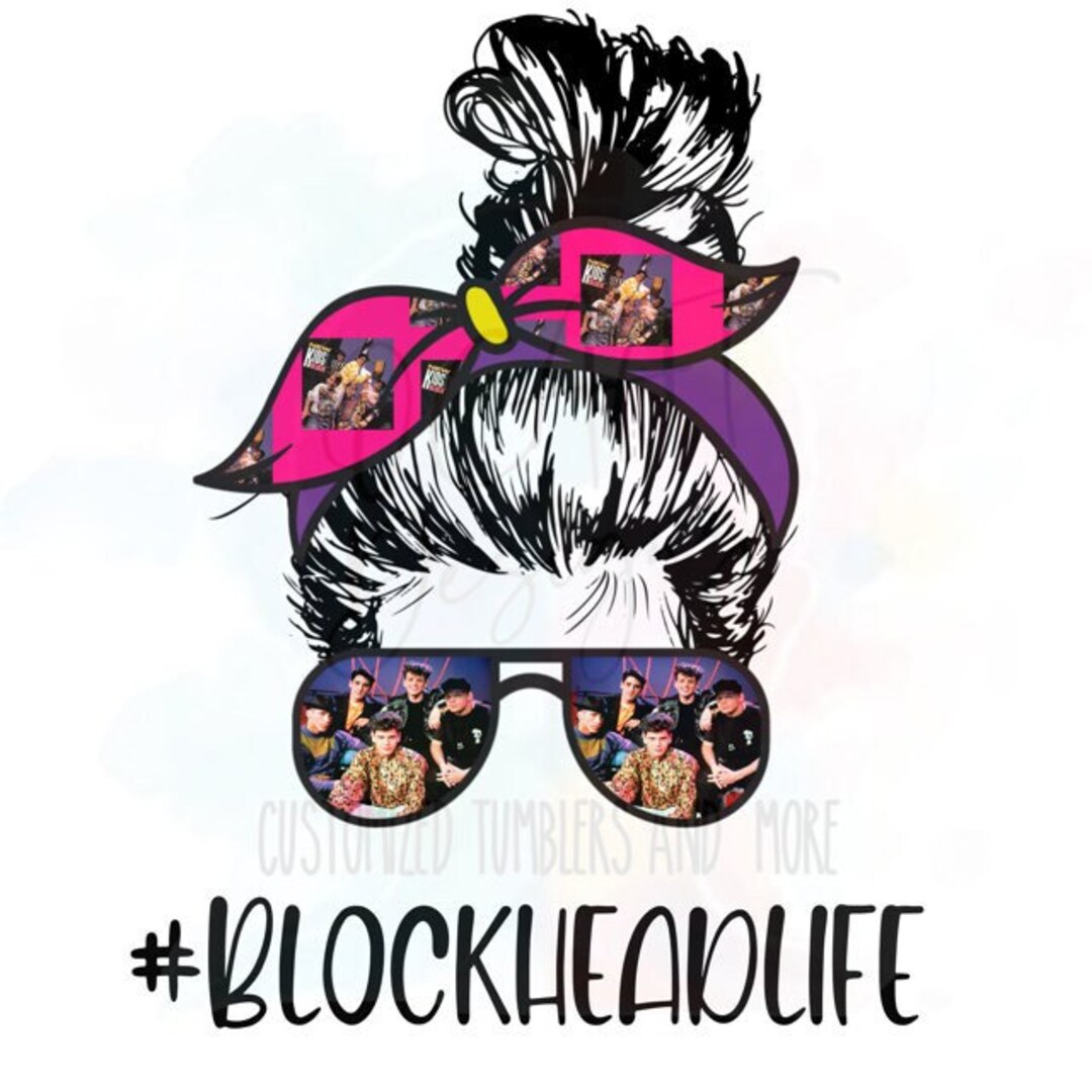 BLOCKHEAD Life, NKOTB, New Kids on the Block PNG Etsy