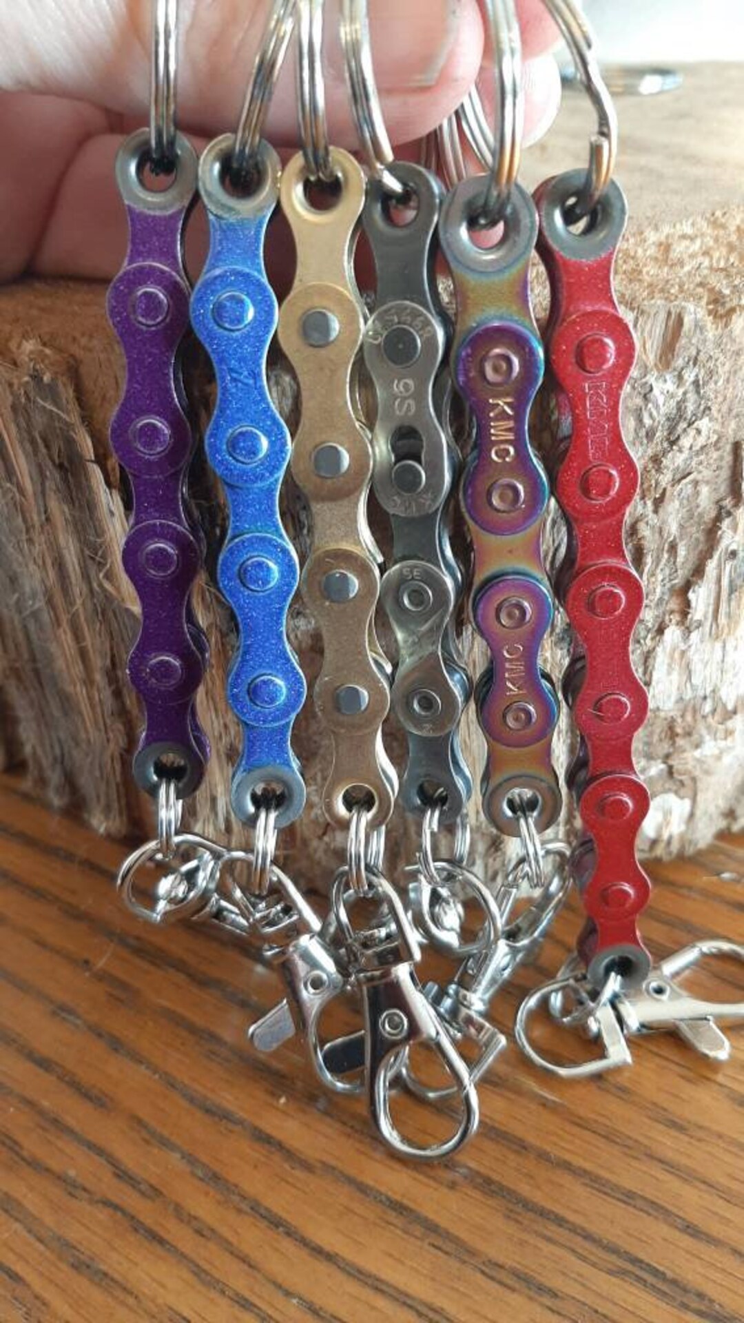 Bike Chain Keychain, Straight With Clip Etsy