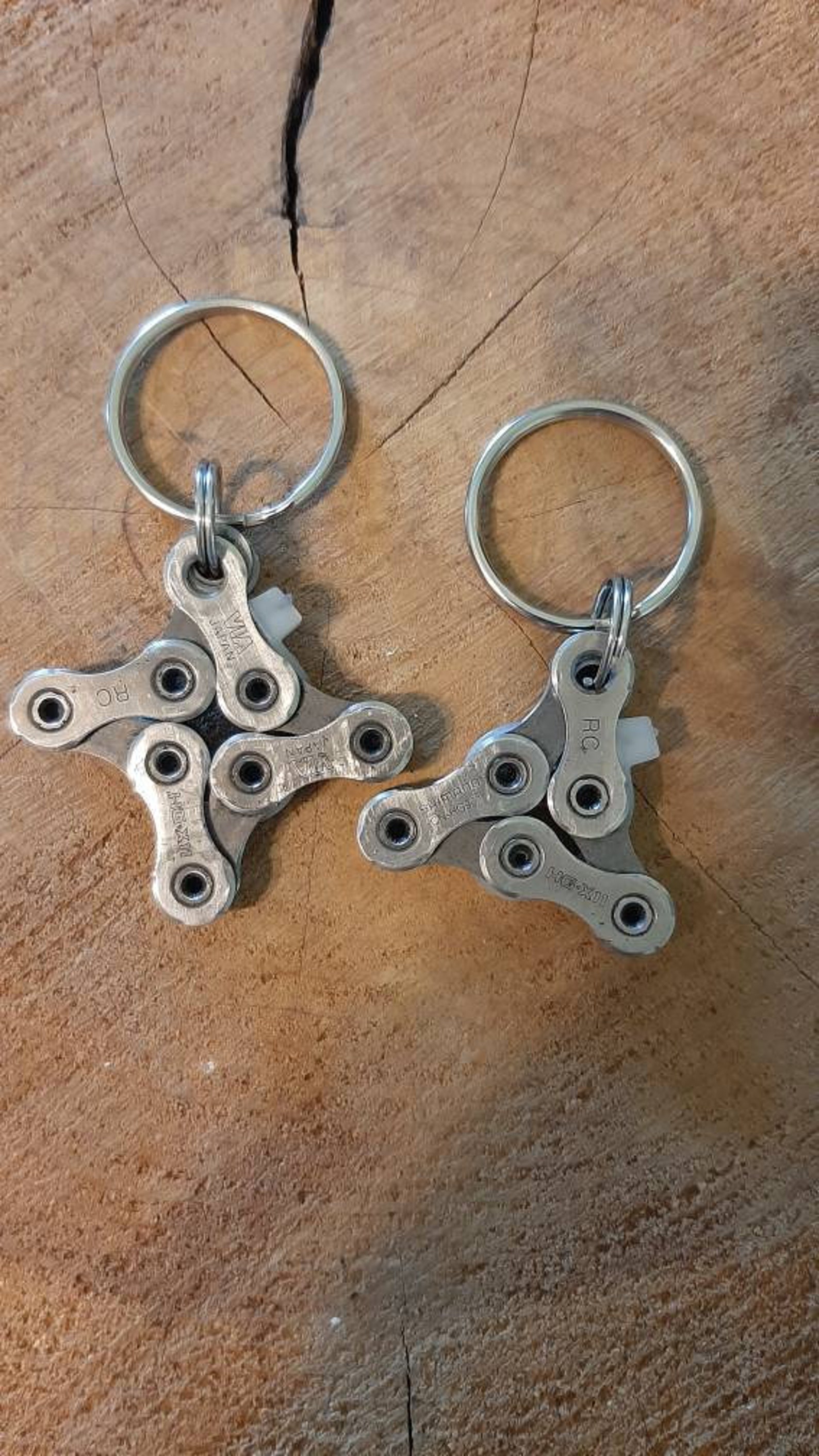 Bike Chain Keychain Etsy