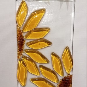 Sunflowers sun catcher, gift for gardener, houswarming, gifts for friends, hostess gift, gift for teacher, Mother&#39;s day, Home Decor, Floral