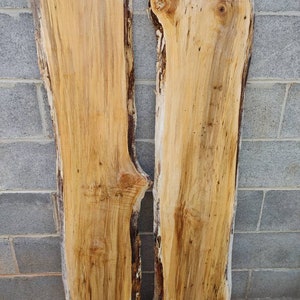 AMBROSIA MAPLE Slabs (Live Edge) 2 Slabs (River Table Set) Thick Slabs (Epoxy Slabs) Unfinished (Spalted)
