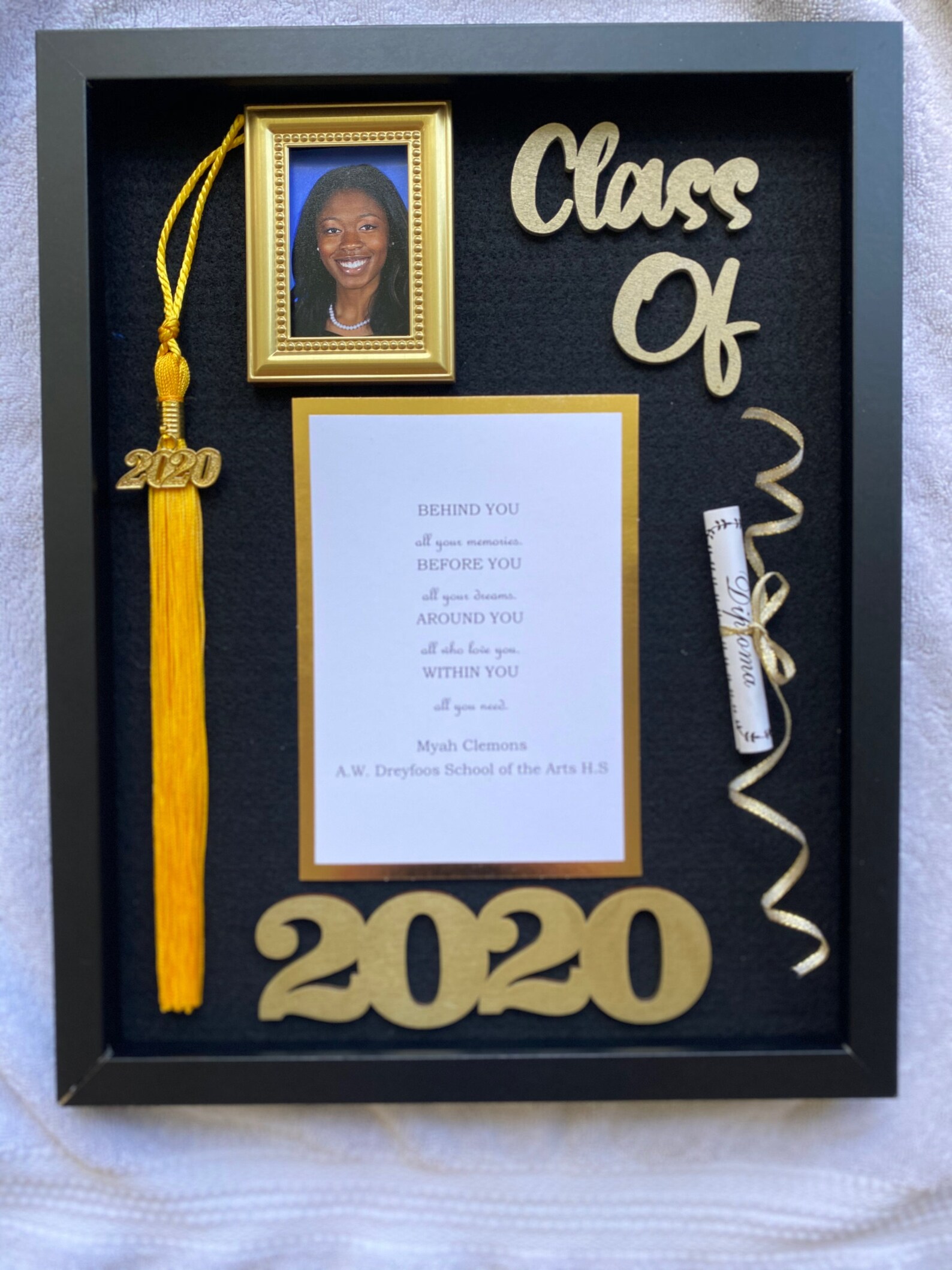 Custom Graduation Shadow Box Etsy