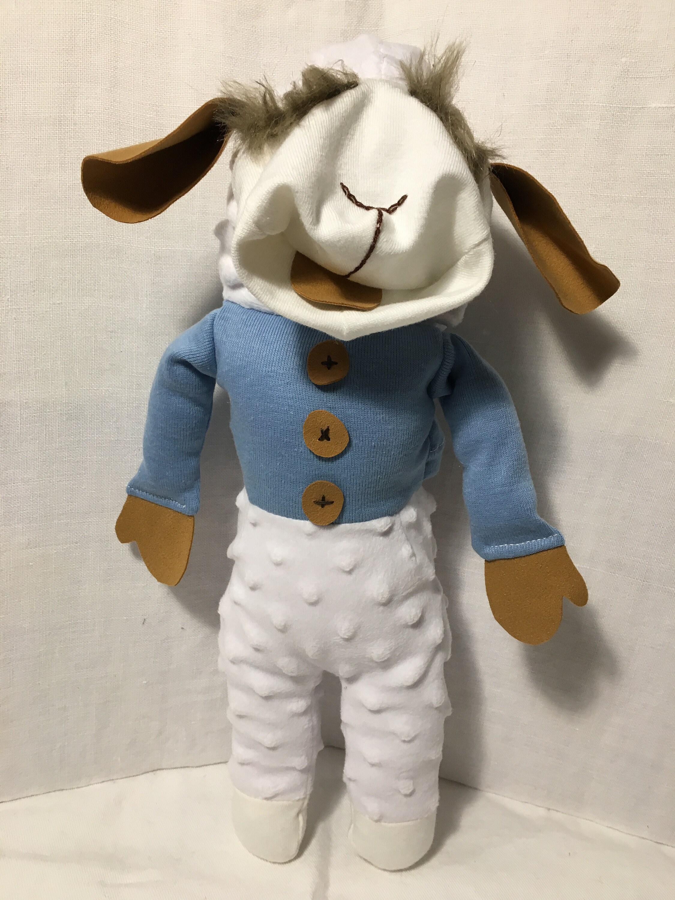 Blue Lamb Chop Puppet Adaptation - Etsy