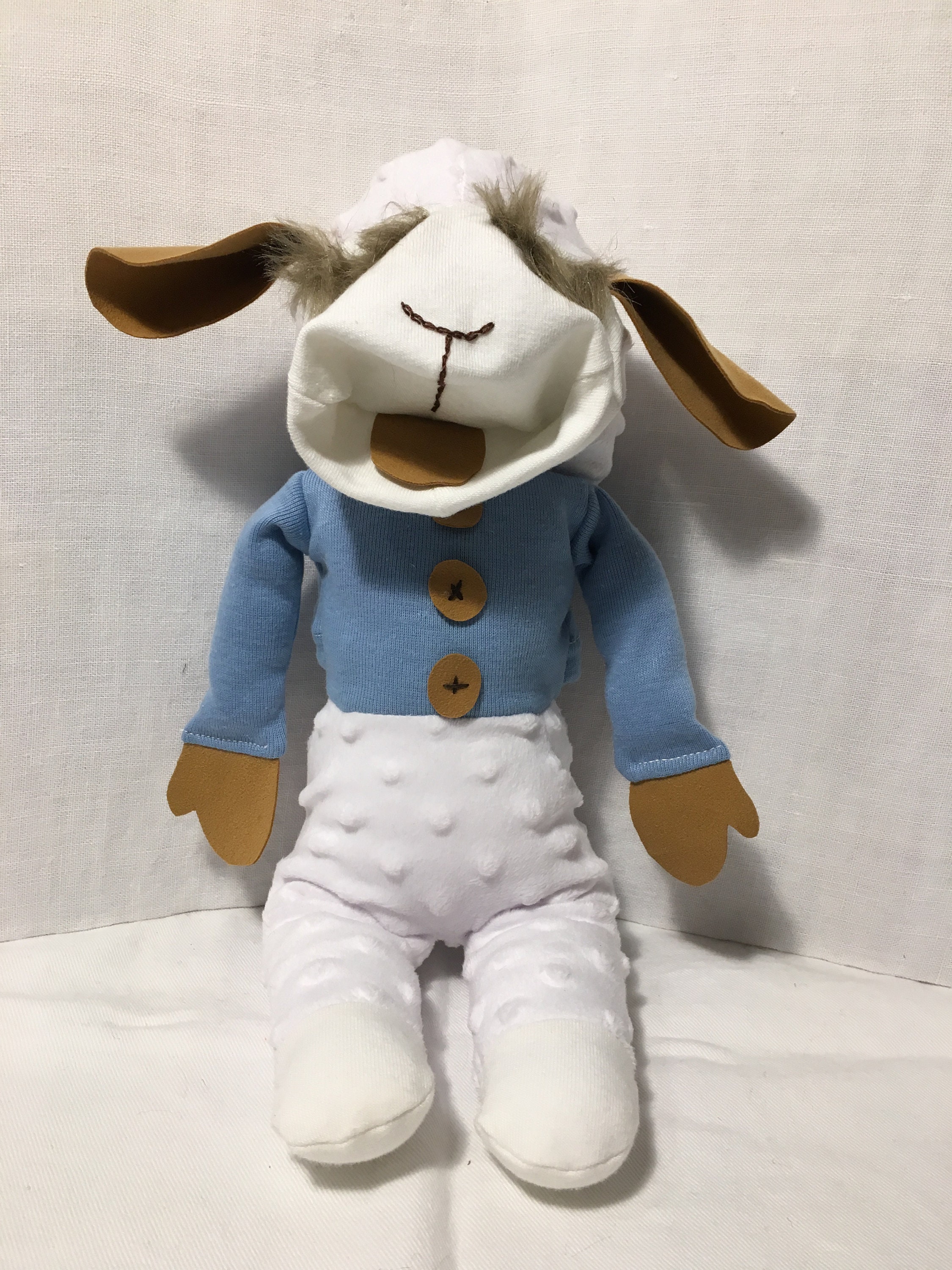 Blue Lamb Chop Puppet Adaptation - Etsy