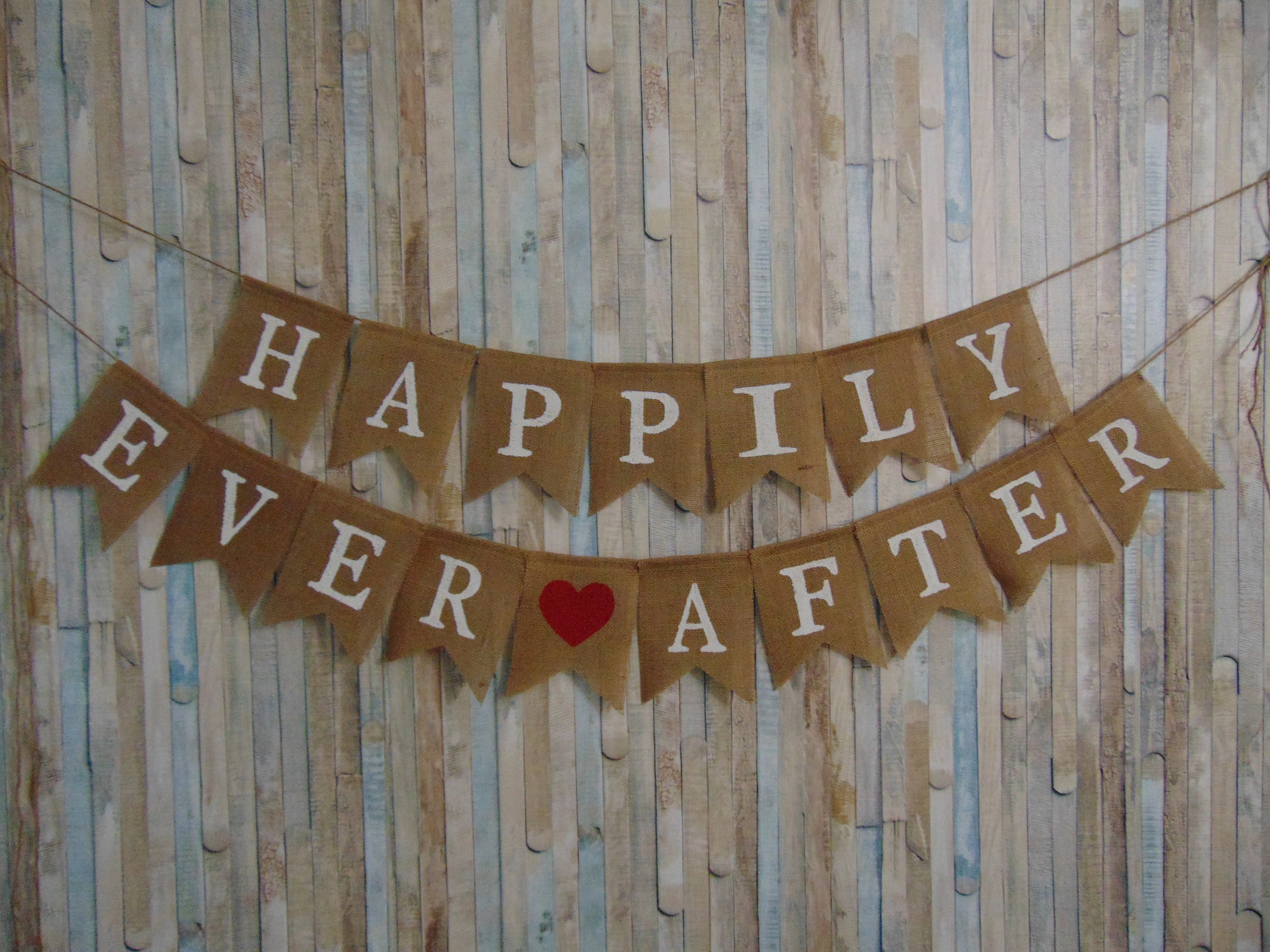 Happily Ever After Banner Wedding Banner Happily Ever | Etsy