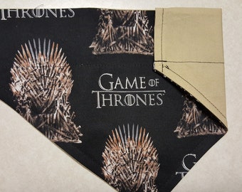 Game of Thrones tan map Dog Bandana