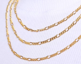 gold link chain necklace 18k gold plated chain necklace long link chain rectangle chain necklace gold choker layering necklace gold link