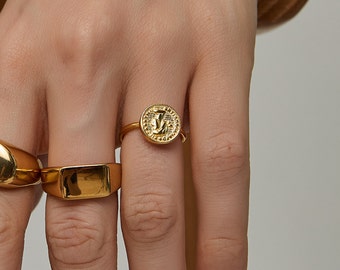 gold coin rings for sale