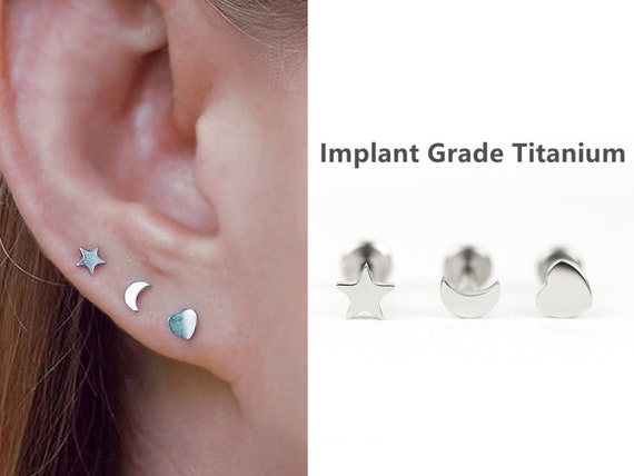 Titanium cartilage earrings deals