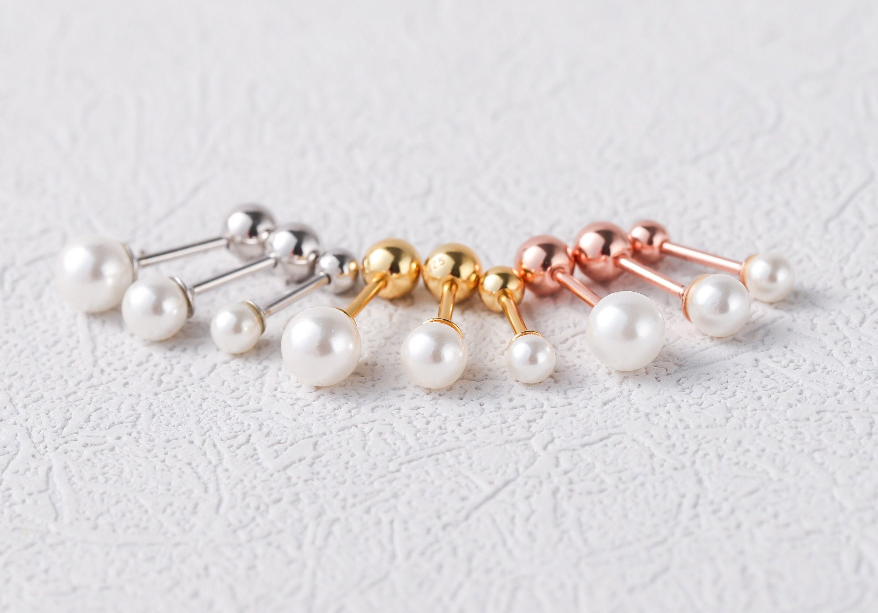 de perla de perla atrás simple dama de honor - Etsy