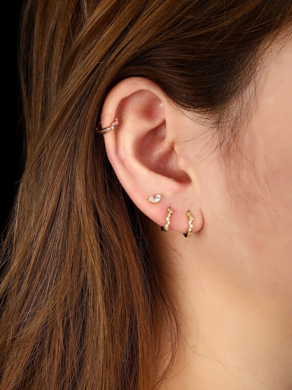 Barbell earrings for clearance cartilage