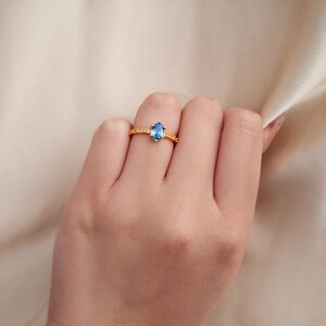 Gold Oval Ring