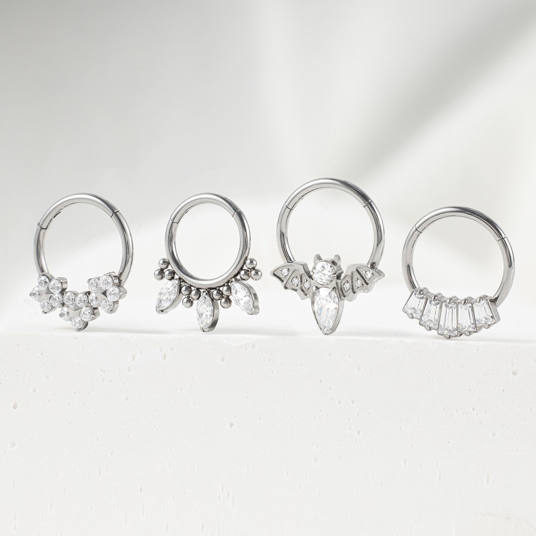 Dainty daith earrings Clearance