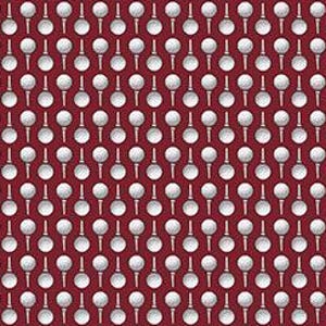 Red Stacked Balls Hole in One by Racquel Martindale of Northcott