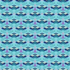 Turquoise Flutter 43” Wide Water’s Edge by Northcott