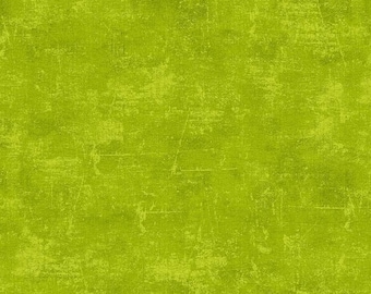 Chartreuse 43" Wide Canvas Texture by Northcott