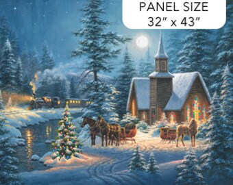 Silent Night Panel 32by 43