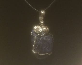 Sodalite Wrapped Pendant