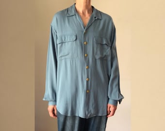 Vintage 90s POLO Ralph Lauren Light Tan Caldwell Silk Blend Loop