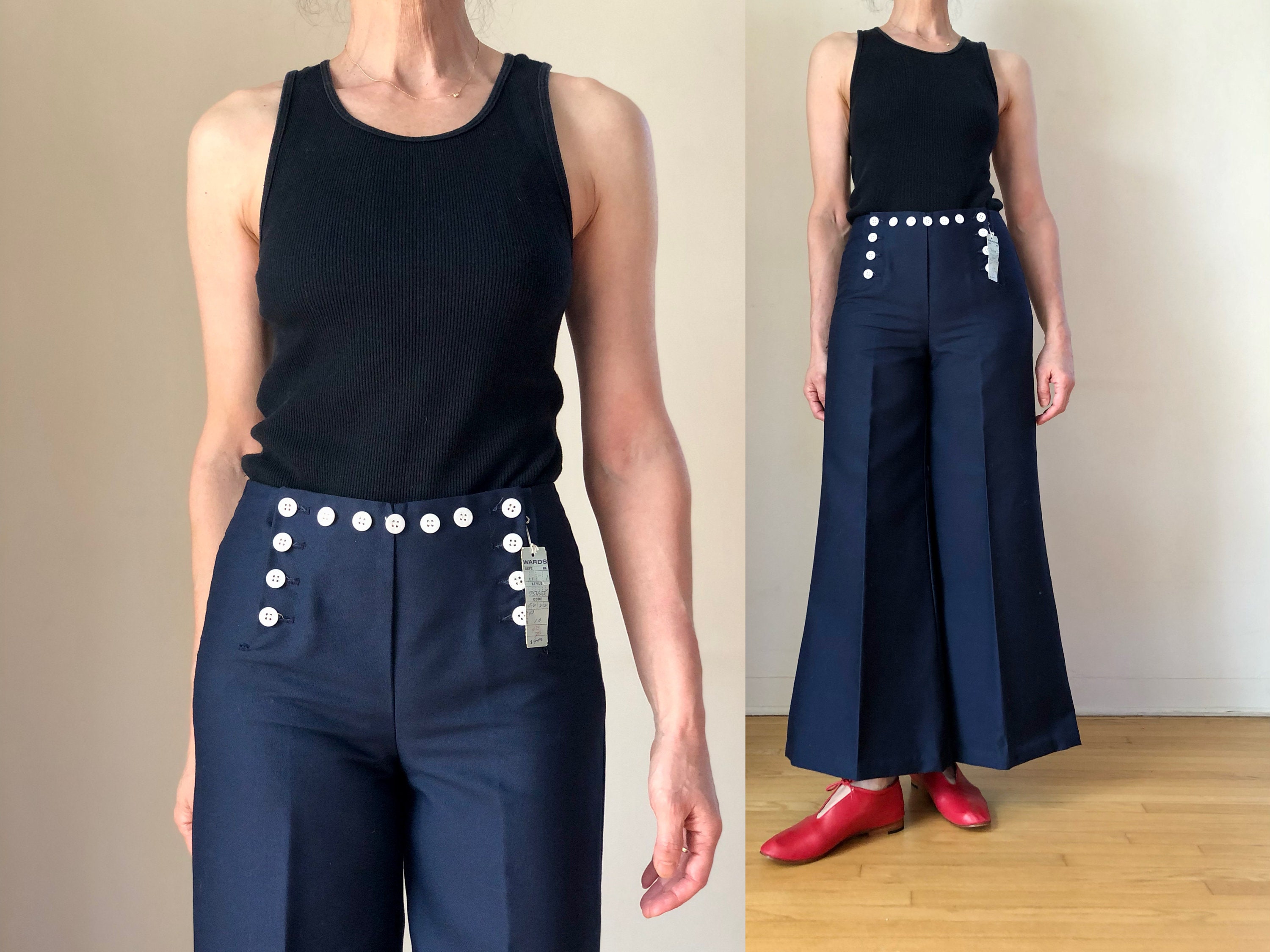 70s Sailor Pants - Etsy