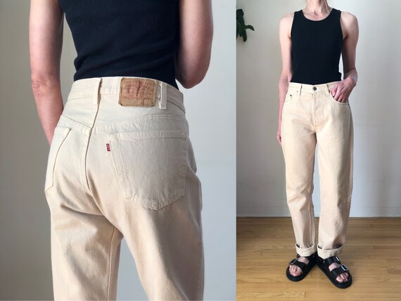 levis 501 beige denim - Gem